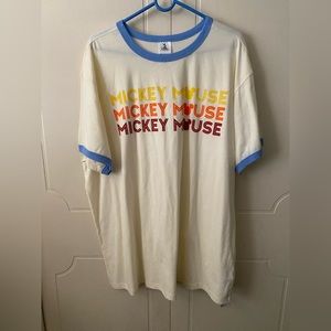 Mickey Mouse Lettering T-Shirt